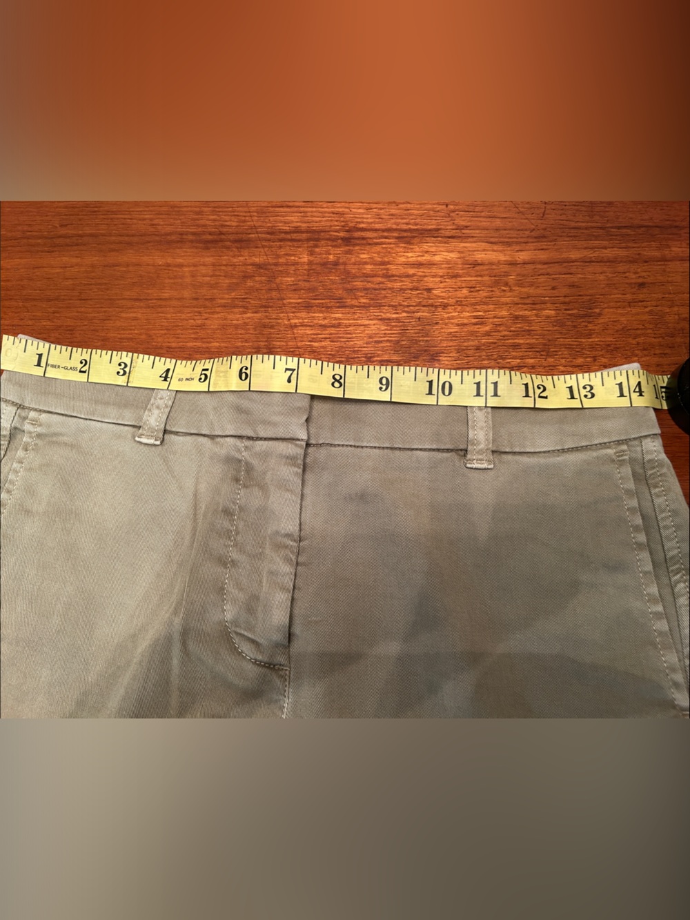 J. Crew Olive Cotton Chino Bermuda Shorts - Picture 13 of 13